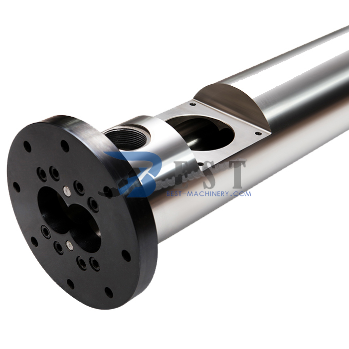 Parallel twin screw barrel