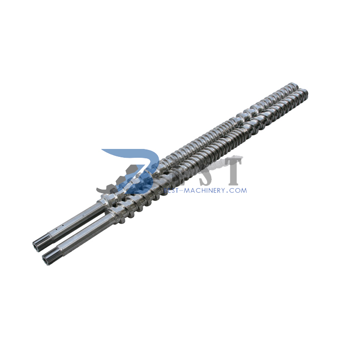 Parallel twin screw barrel